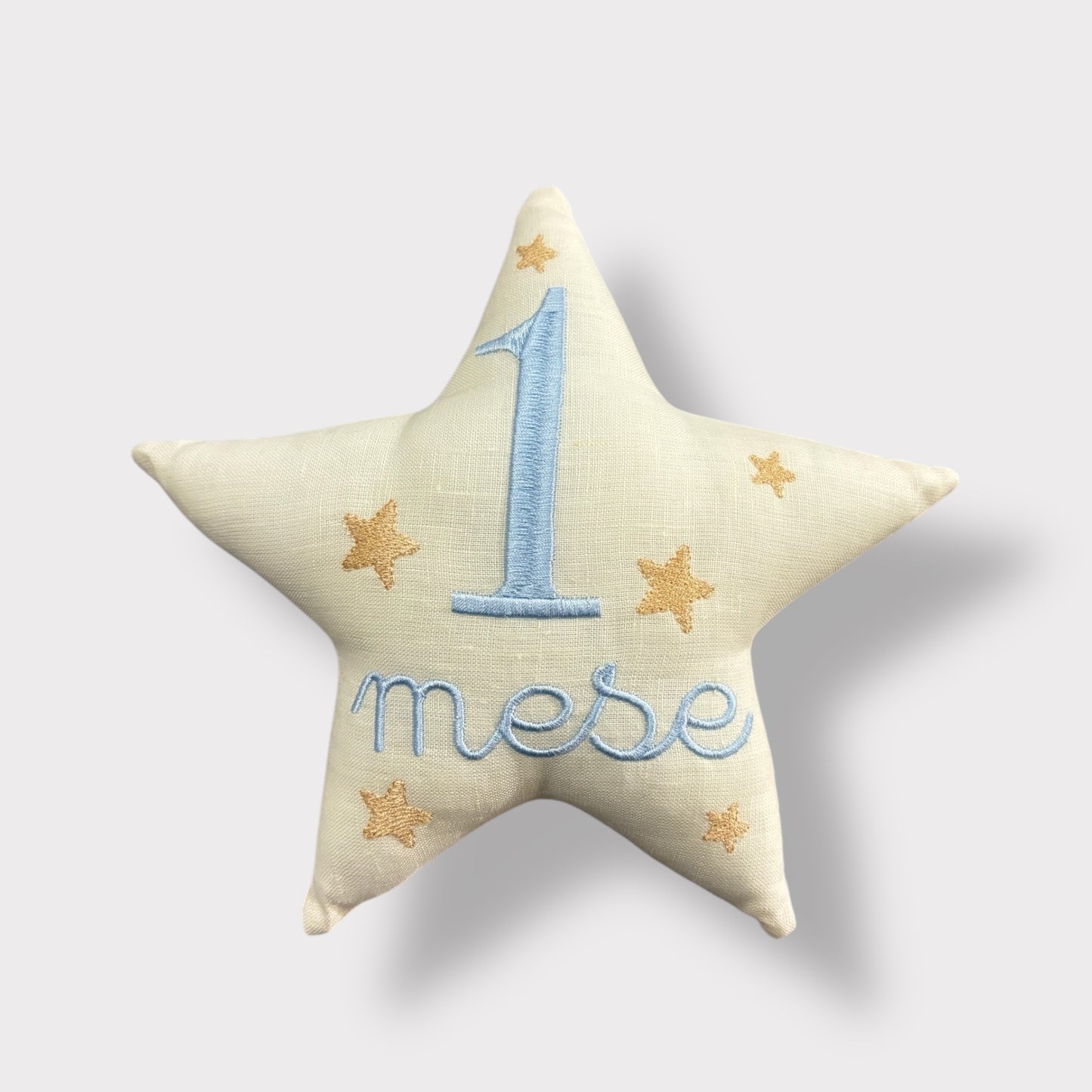 Stella compimese nascita - Ricamo "1 mese"