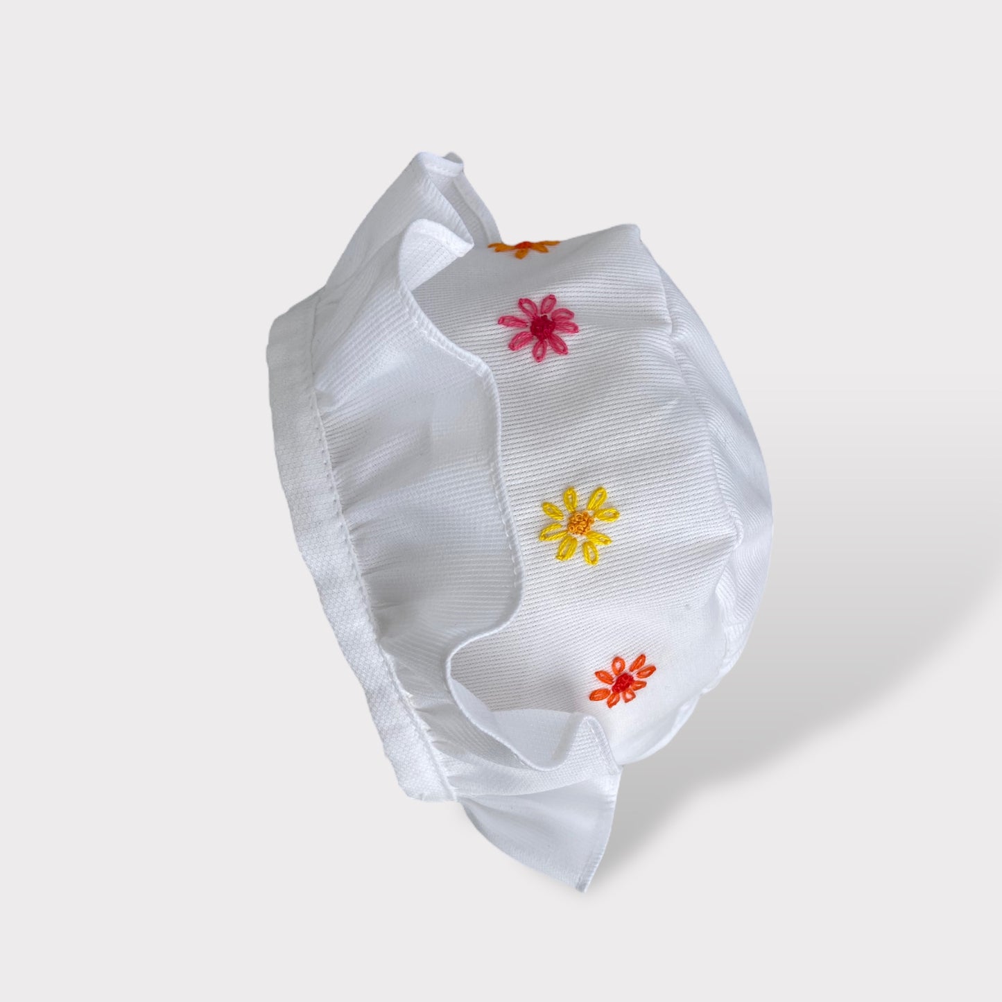 accessori per capelli con fiori ricamati fluo