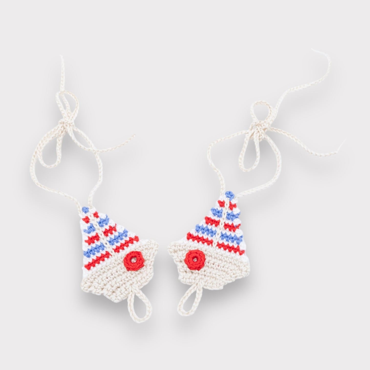 Infradito Cavigliera Neonati "Il Marinaio" - Accessorio in Crochet | Embroidery store di Letizia