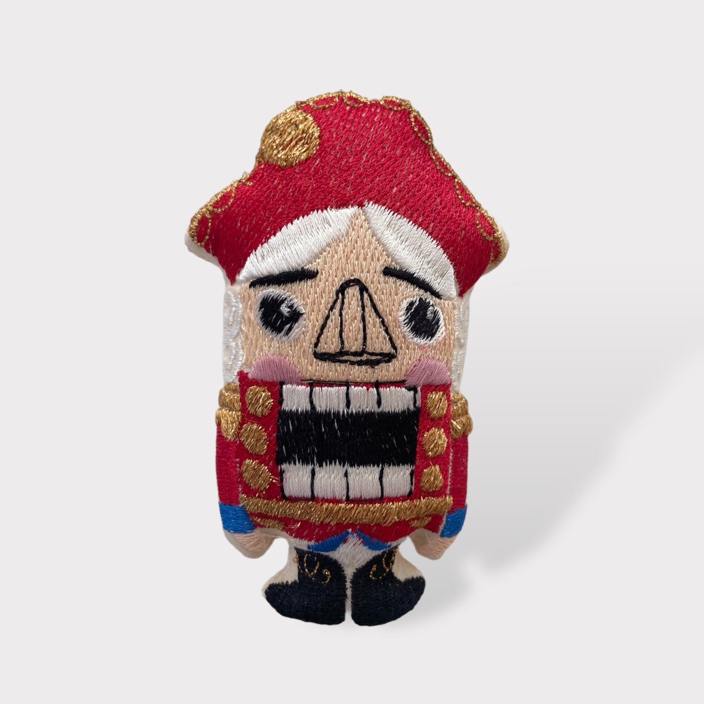 Schiaccianoci Ricamato - Decorazione Natale