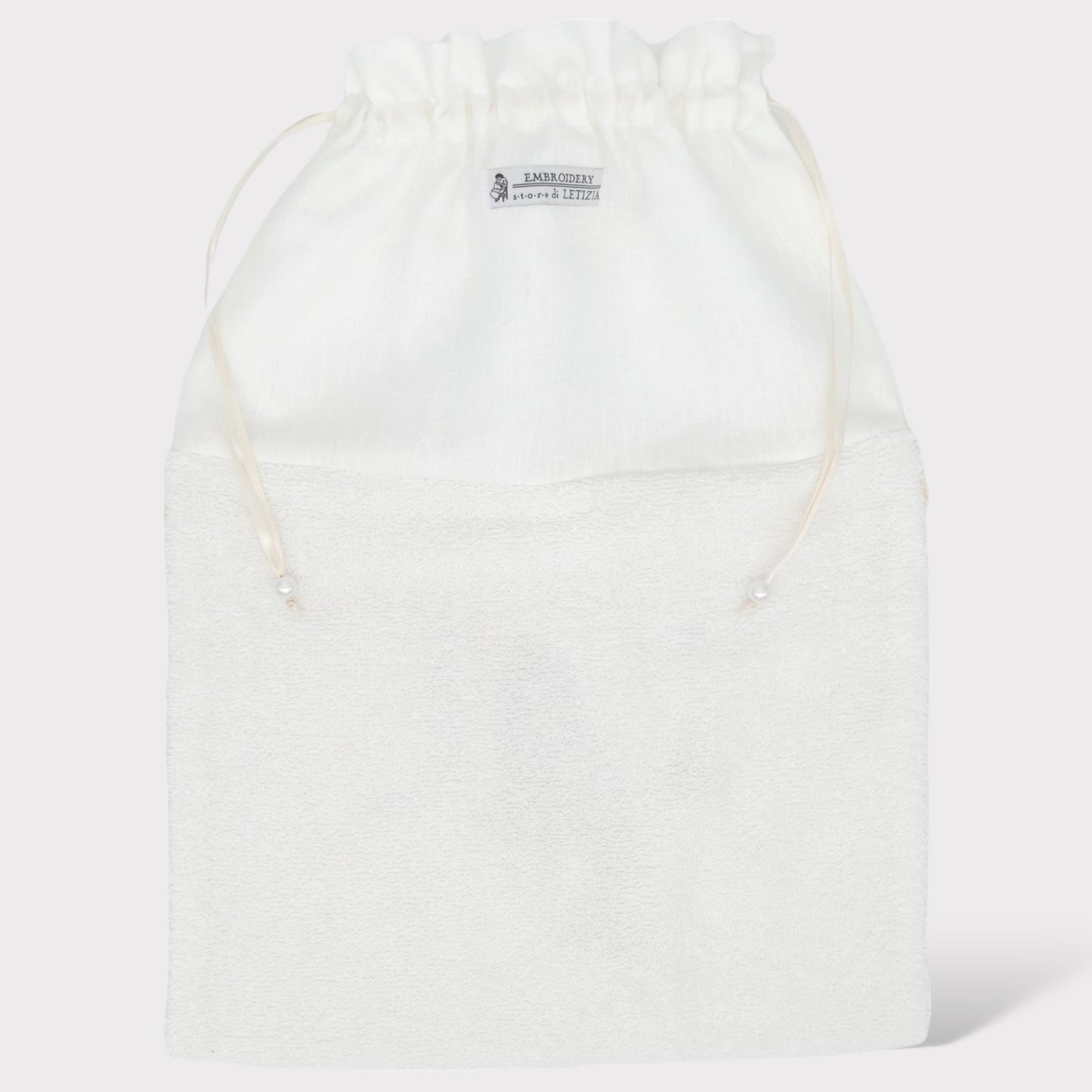 The Little Mermaid Towelling and Linen Bag - Practicality and Style for Babies and Toddlers | Embroidery store Letizia