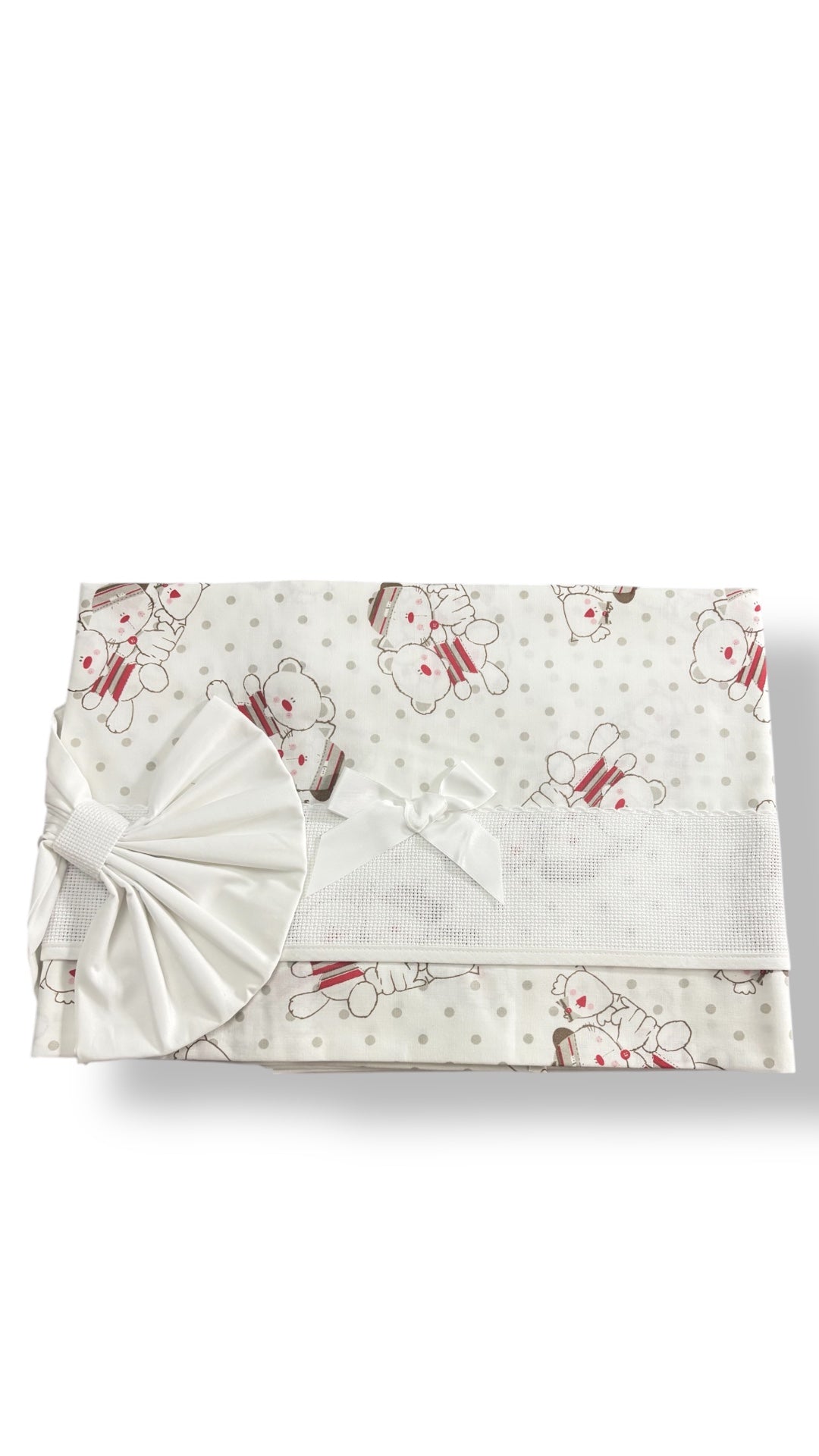 Set lenzuola Orsetti e Gattini per Carrozzina/Culla