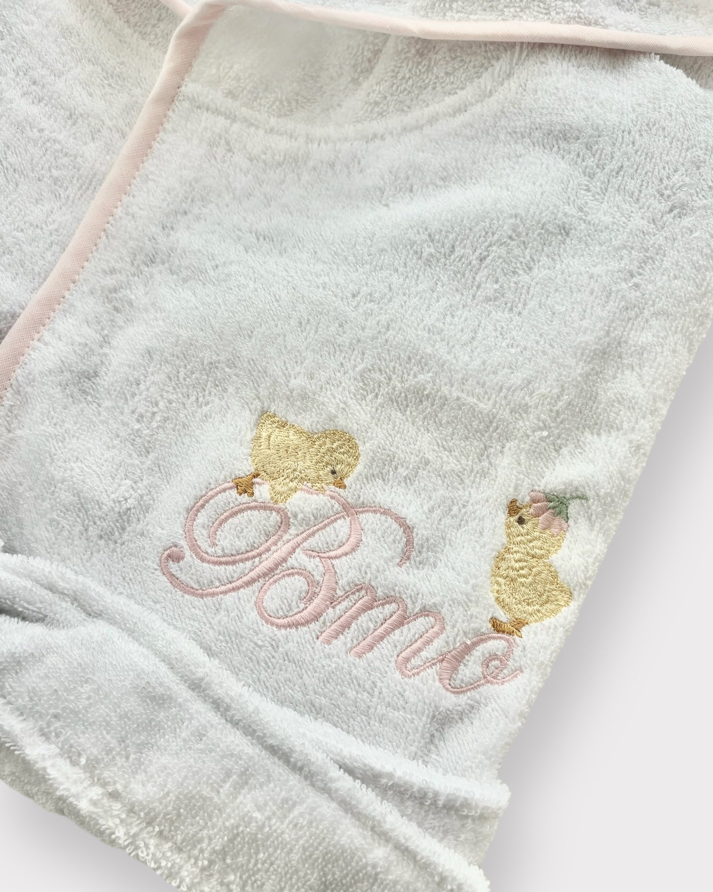 Accappatoio con Ricamo Pulcini