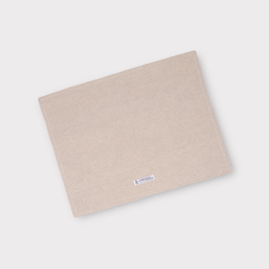 Personalisiertes Tischset für den Weihnachtsmann - mit Stickerei aus reinem Leinen | Embroidery Store Letizia