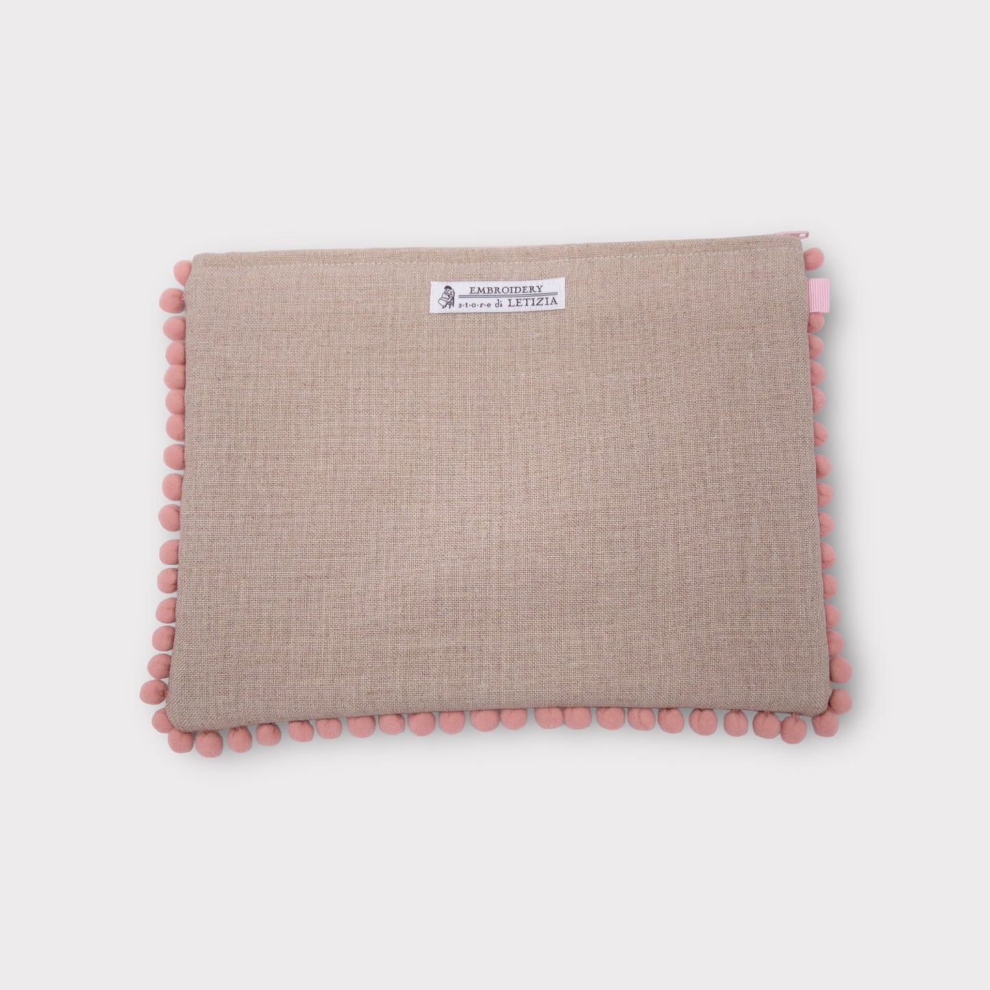 Pochette Baby Ricamata in Lino - Accessorio Multifunzionale per Viaggi con Bambini e Neonati