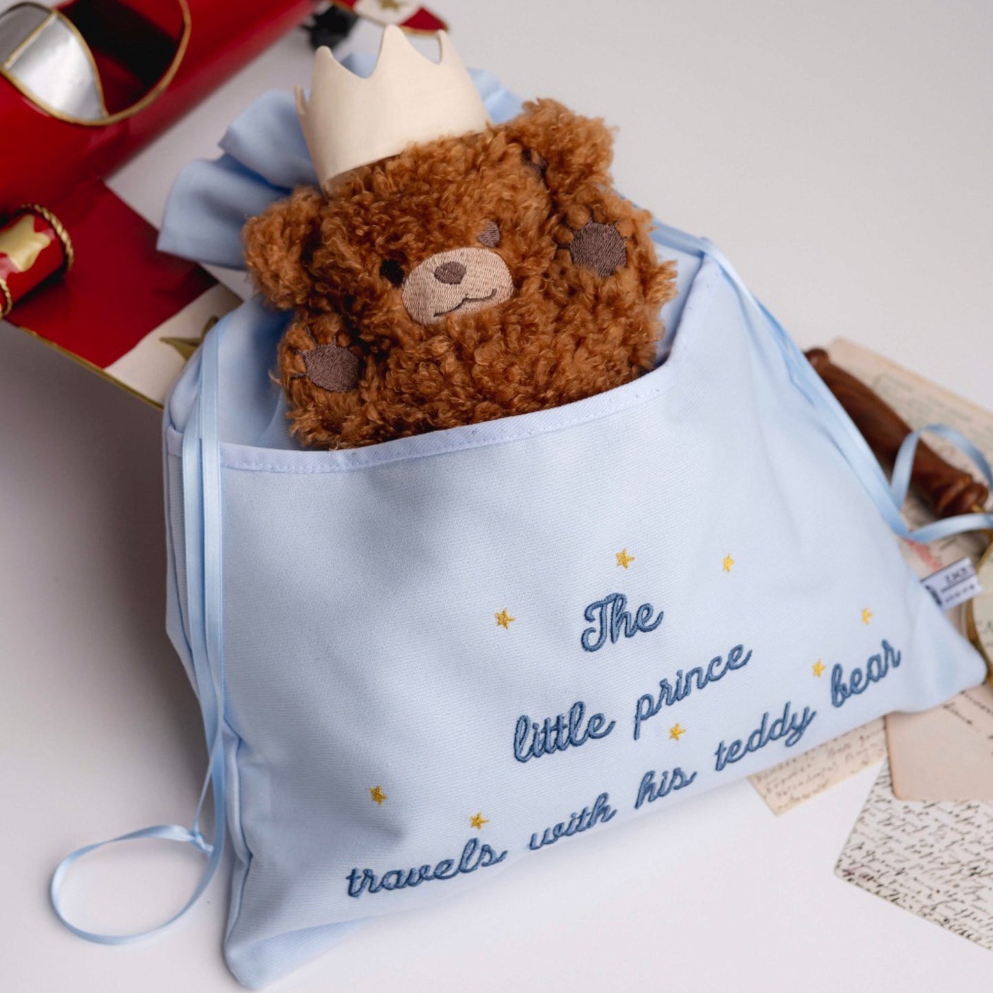 Sacchetto celeste Porta Prodotti per il Piccolo Principe