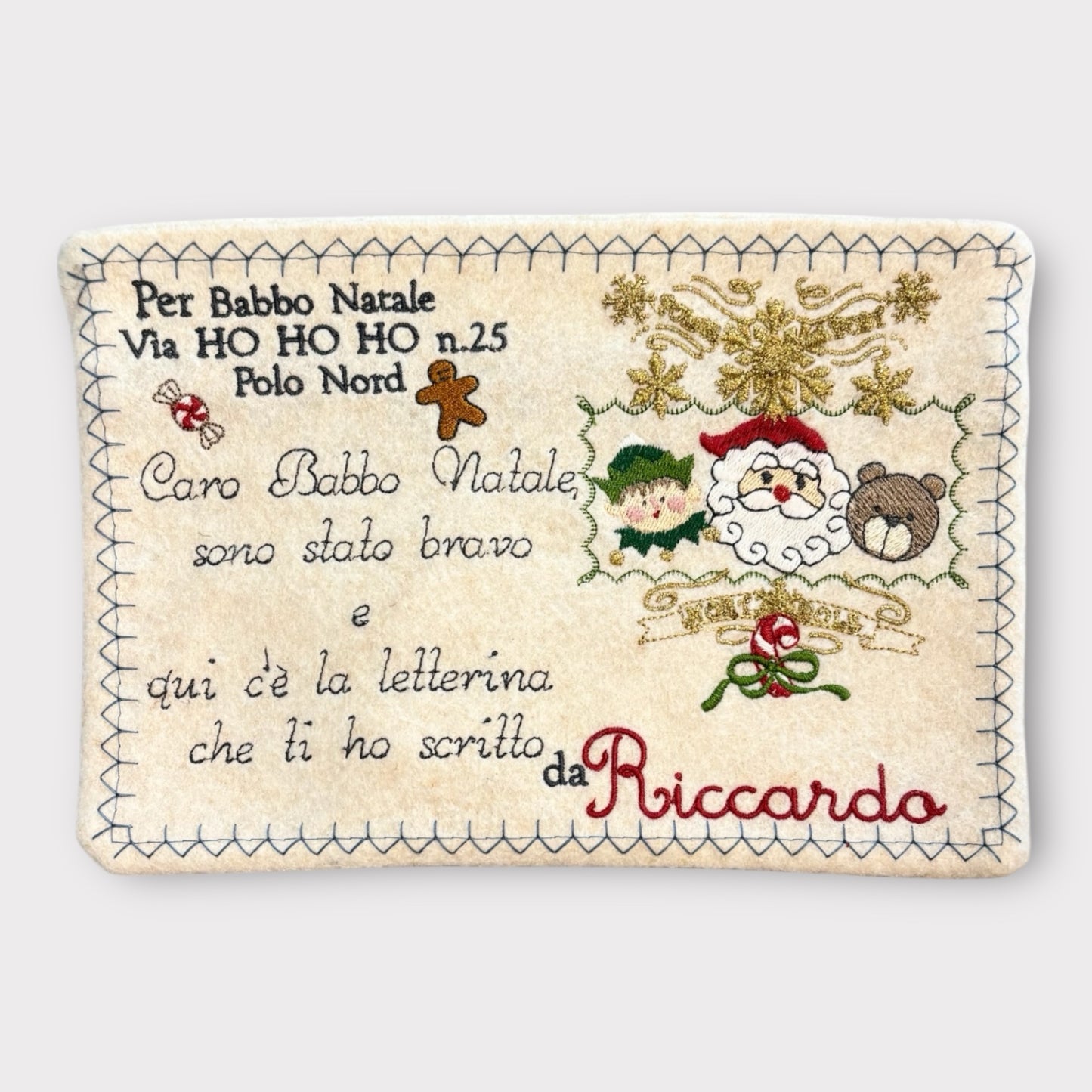 Bustina per Letterina a Santa Claus