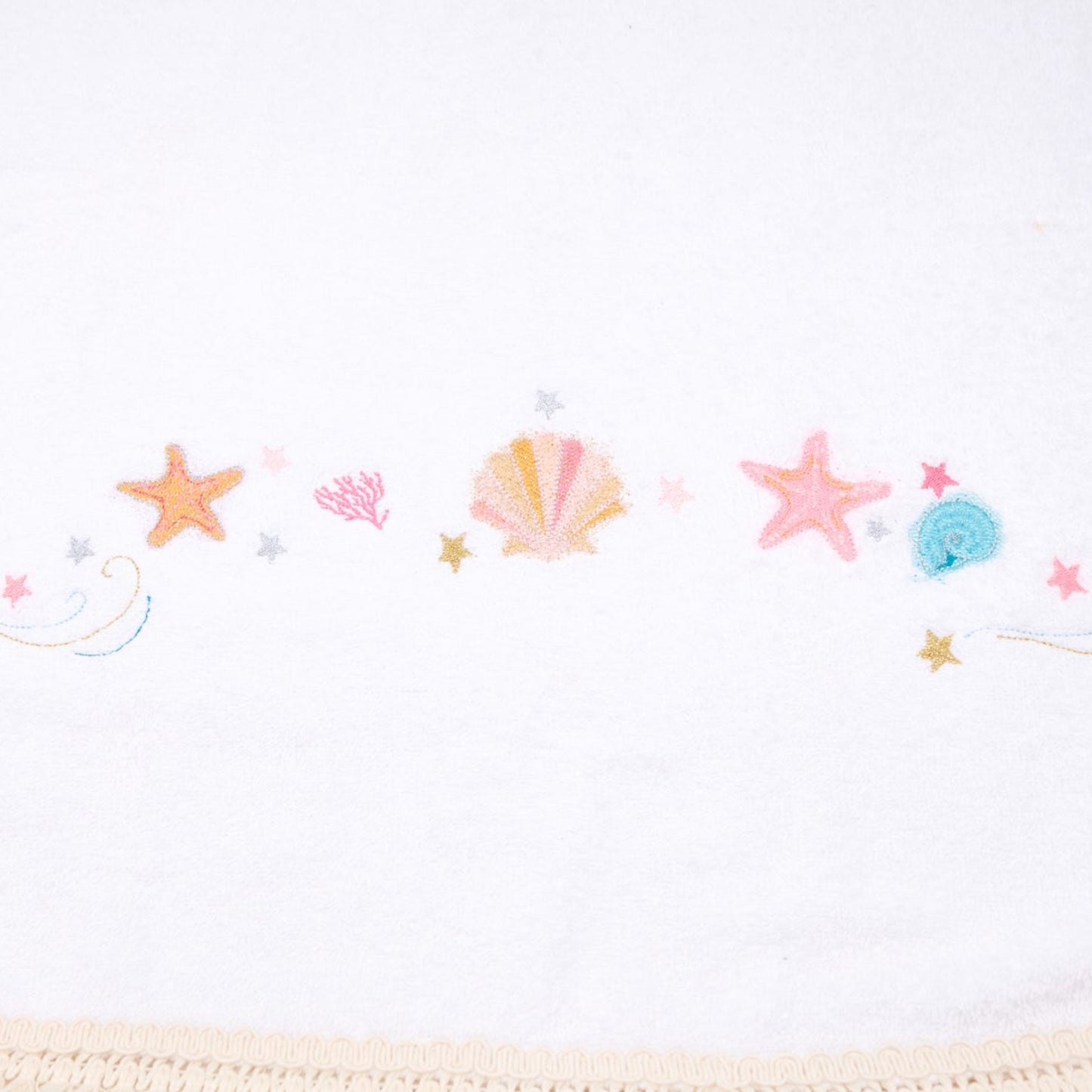 Poncho Accappatoio "La Sirenetta" - Comfort e Stile per Neonati e Bambini | Embroidery store di Letizia