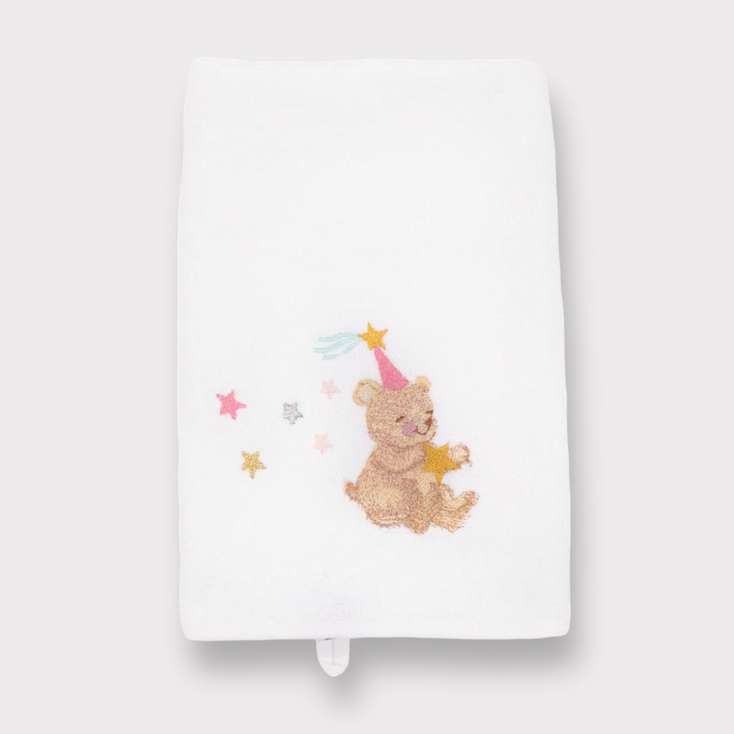 Tris Kindergarten rosa - Rucksack, kleines Handtuch und Lätzchen mit gesticktem Feenbär