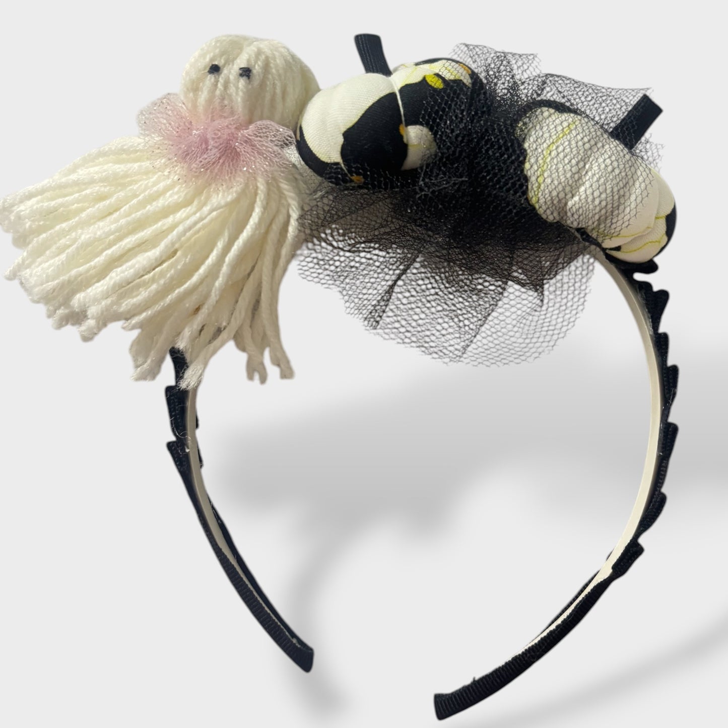 Cerchietto capelli fantasmino e zucche