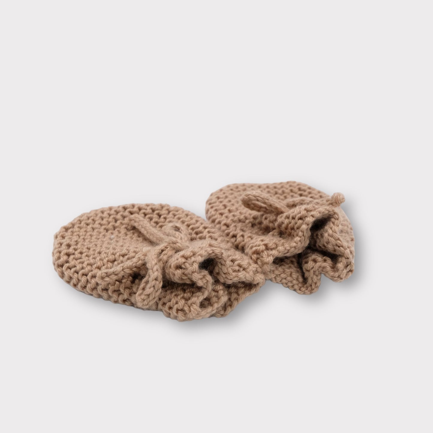 Newborn Gloves in Wool, Cashmere and Silk | Sizes 0-6 Months - Letizia's Embroidery Store